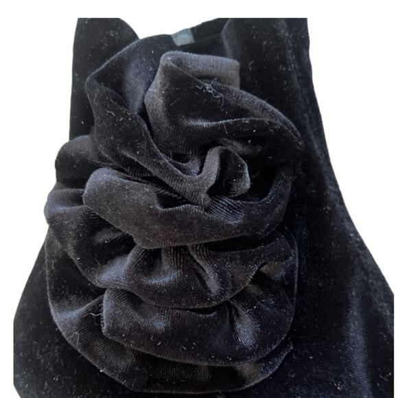 NWOT Jeffrey Campbell Florette Black Crushed Velvet Boots – Sz 8.5 - Picture 6 of 8